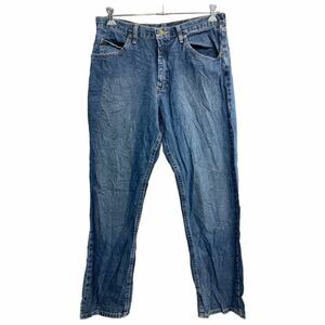 Wrangler デニムパンツ W35 ラングラー インディゴ 古着卸 アメリカ仕入 2308-1195