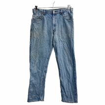 Levi's 505 デニムパンツ W36 リーバイス レギュラーフィット ビッグサイズ ライトブルー 古着卸 アメリカ仕入 2308-1468_画像1