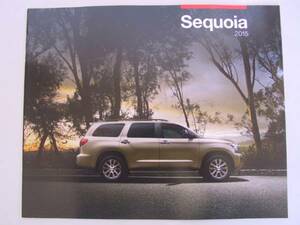 トヨタ　セコイア　SEQUOIA 　2015年モデルUSAカタログ