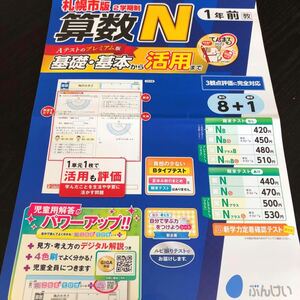 1220 算数N 1年 文溪堂 非売品 小学 ドリル 問題集 テスト用紙 教材 テキスト 解答 家庭学習 計算 漢字 過去問 ワーク 文章