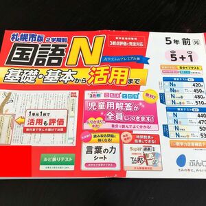 1464 国語N 5年 文溪堂 小学 ドリル 問題集 テスト用紙 教材 テキスト 解答 家庭学習 計算 漢字 過去問 ワーク 聞く 書く 勉強 