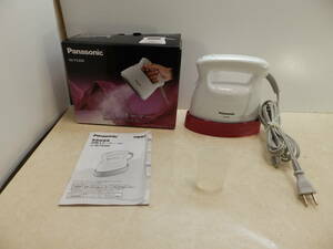 Panasonic Panasonic steam iron NI-FS300 cup attaching box / owner manual equipped used OK!