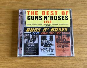 盤面良好　THE BEST OF GUNS n' ROSES LIVE 2CD 輸入盤