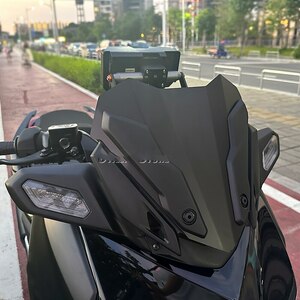 送料無料 YAMAHA ヤマハ X-Max300 2023 フロントガラス ウインドブレーカー デフレクターシールド アルミ