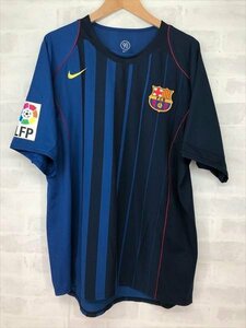 NIKE ナイキ FCバルセロナ ロナウジーニョ 半袖 サッカー ユニフォーム アウェイ SIZE:XL MU632023082701