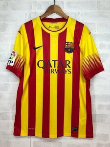 NIKE ナイキ FCバルセロナ メッシ 半袖 ユニフォーム アウェイ SIZE:L MU632023081402