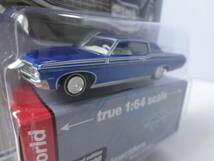 AutoWorld　オートワールド　1/64　1970 Chevy Impala Sport Coupe　シェビー インパラ スポーツクーペ　ブルー_画像3