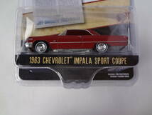 グリーンライト　GREENLIGHT　1/64　1963 CHEVROLET IMPALA SPORT COUPE　Vintage AD CARS　シリーズ7　シボレー インパラ スポーツクーペ_画像2