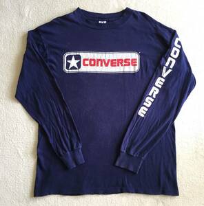 ◆ビンテージ Converse ロングスリーヴTシャツ コンバース ロンT コンバース USA製 80S レア 検 オールスター チャックテイラー