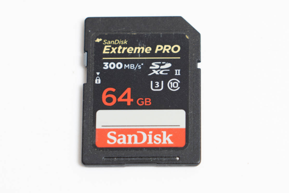 動作確認済SanDisk SDカードSDXC 64GB UHS-II U3 300MB/s Extreme PRO ...