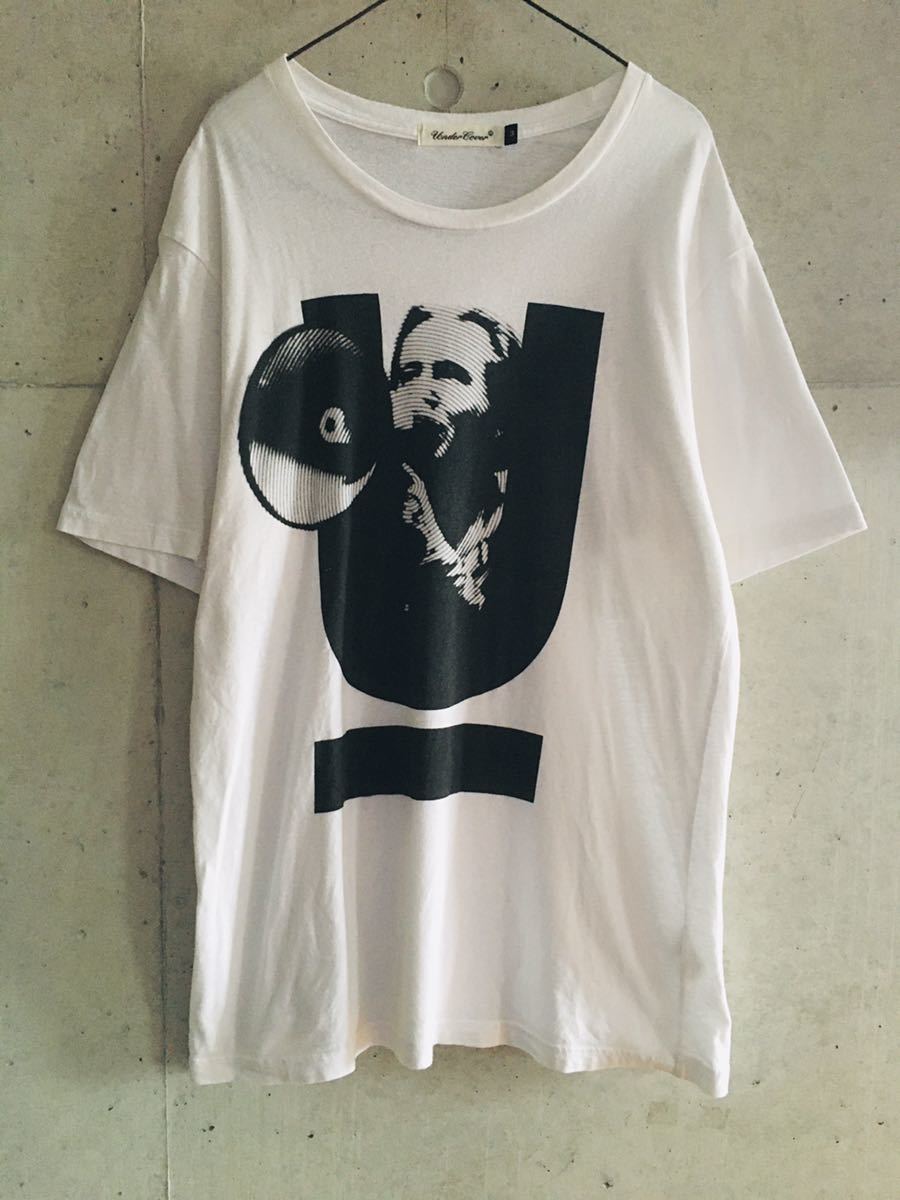 アンダーカバー 限定販売 白 × 白 ホワイト U ロゴ Tシャツ