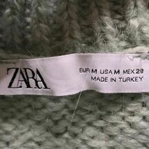 ZARA ザラ Oversized Sweater オーバーサイズニットM ざっくりボトルネックニットプルオーバー　綺麗色　淡い_画像5