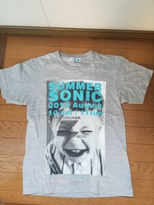 summer sonic 2013 サマソニ t-シャツ 半袖 夏フェス メタリカ ミスチル 古着 中古 美品 匿名配送