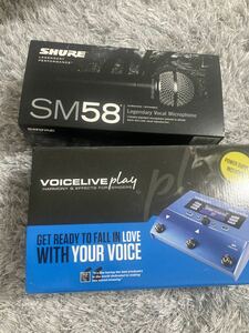セット　voice live play ボーカルエフェクター　SHURE マイク　SM58-LC sm-58