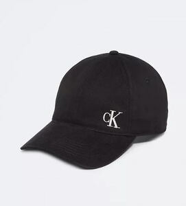 日本未発売　Calvin Klein Brushed Cotton Twill Logo Baseball Cap　キャップ　本物をお届け！