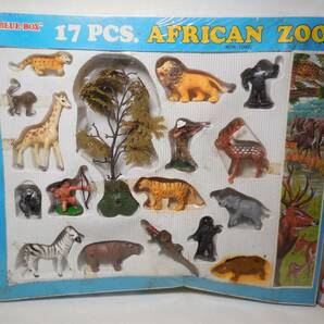 17 PCS/17 Pieces AFRICAN ZOO 動物 など フィギュア 人形 置物 BLUE-BOX シュリンク 箱入り MADE IN HONGKONG 難ありの画像10