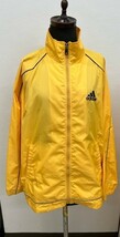 【菊水-8267】 アディダス adidas ウインドブレーカー XSサイズ オレンジ/スポーツウェア/アウター/(S)_画像1