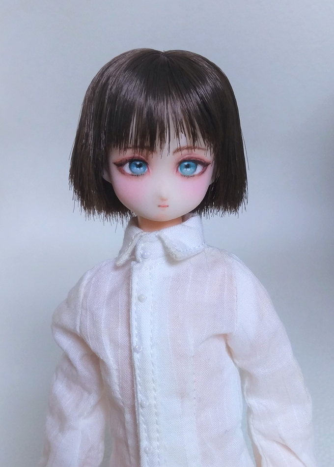 Sometimes Custom head (Obitsu 11 hair transplanted head/Whitey skin), doll, character doll, custom doll, parts