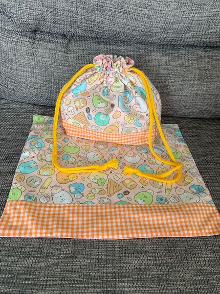 すみっこぐらし お弁当袋&ランチョンマット 2点セット