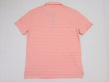 NIKE GOLF Dri-Fit ポロシャツ ピンク ストライプ L ナイキ ゴルフ プレイヤー ポロ 半そで シャツ DH0892-800_画像2