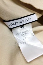 代官山)FOXEY NEW YORK フォクシーニューヨーク 41977 Newport Dress ニューポートドレス ベージュ系 サイズ40 2021年_画像6