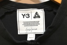 経堂) Y-3 × PALACE SKATEBOARDS ワイスリー パレス コラボ Tシャツ カットソー メンズ M アディダス ヨウジヤマモト ブラック_画像4