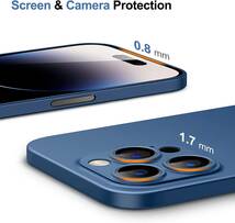iPhone14 plus/iPhone14 Pro max ケース カメラレンズ 保護カバー アイフォン14プロ マックス軽量 マット質感 PPハードミニマリストケース _画像2