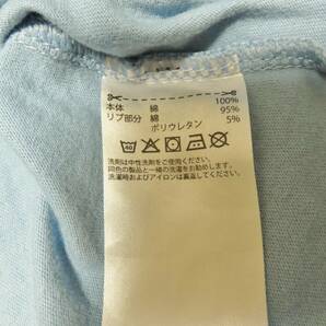 adidas 半袖 Tシャツ メンズ サイズM ブルー 綿100％ バックプリントあり カットソー アディダスジャパンの画像8