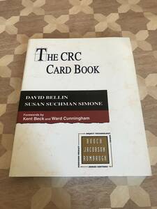 中古本 英語書籍　デビッド ベリン、スーザン・サッチマン　シーモン/著　THE CRC CARD BOOK 2307m180