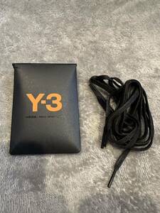 Y3 ヨウジヤマモト アディダス シューレース ブラック　黒 新品