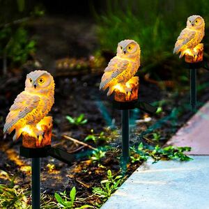 * postage 700 jpy * owl . solar illumination garden light gardening light 