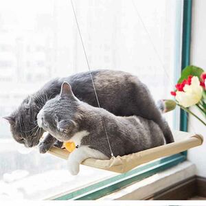 ★まとめ売り店舗★ 猫 ハンモック 窓 猫 ウィンドウ ベッド ハンモック グッズ 窓台 日光に浴びて 吸盤タイプ