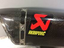 管理番号02728　AKRAPOVIC 　アクラポビッチ　NINJA250　NIJA400　18-23　スリップオン　マフラー　カーボン　Z250/400 19-22_画像3