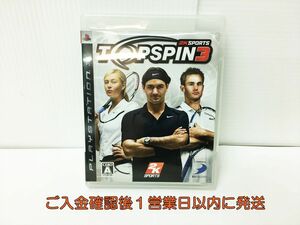 【1円】PS3 2KSPORTS TOPSPIN3 (トップスピン3) ゲームソフト プレステ3 1A0204-129rm/G1