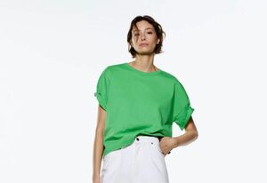 ZARA オーバーサイズコットンTシャツ