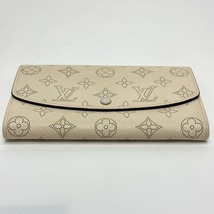 LOUIS VUITTON ルイヴィトン M60177 モノグラムマヒナ ポルトフォイユイリス 長財布 モノグラムマヒナ イヴォワール レディース【中古】_画像3