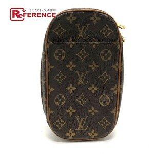 LOUIS VUITTON ルイヴィトン M51870 モノグラム ポシェット ガンジュ カバン ショルダーバッグ モノグラムキャンバス ブラウン