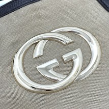 GUCCI グッチ 290832 GG ロゴ 2WAY トートバッグ キャンバス/レザー ベージュ レディース【中古】_画像6