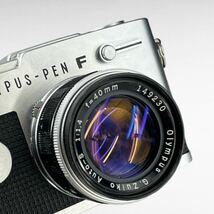 【シャッター、露出計OK】OLYMPUS-PEN FT ハーフ版一眼レフ 整備済み+ G.Zuiko 40mm f/1.4 動作保証 美品 ケース付き_画像8