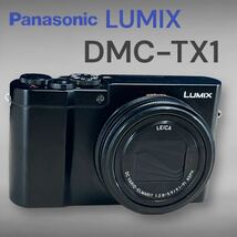 【パナソニック TX1 LEICA Vario ELMARIT 】LUMIX DMC-TX-1 Black 2010万画素 Wi-Fi搭載機 完全動作美品_画像4