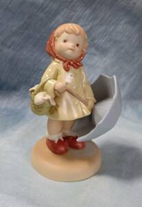 マーベル ルーシー アトウェル メモリー オブ イエスタデー エネスコ社 女の子 傘 雨上がりには虹が 数量限定生産作品 陶器人形 置物 レア