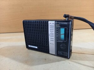 【N】昭和レトロ　携帯型　ラジオ　アンティーク