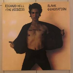 ■RICHARD HELL & THE VOIDIDS■リチャードヘル&ヴォイドイズ■Blank Generation / 1LP / 歴史的名盤 / レコード / アナログ盤 / ヴィンテ