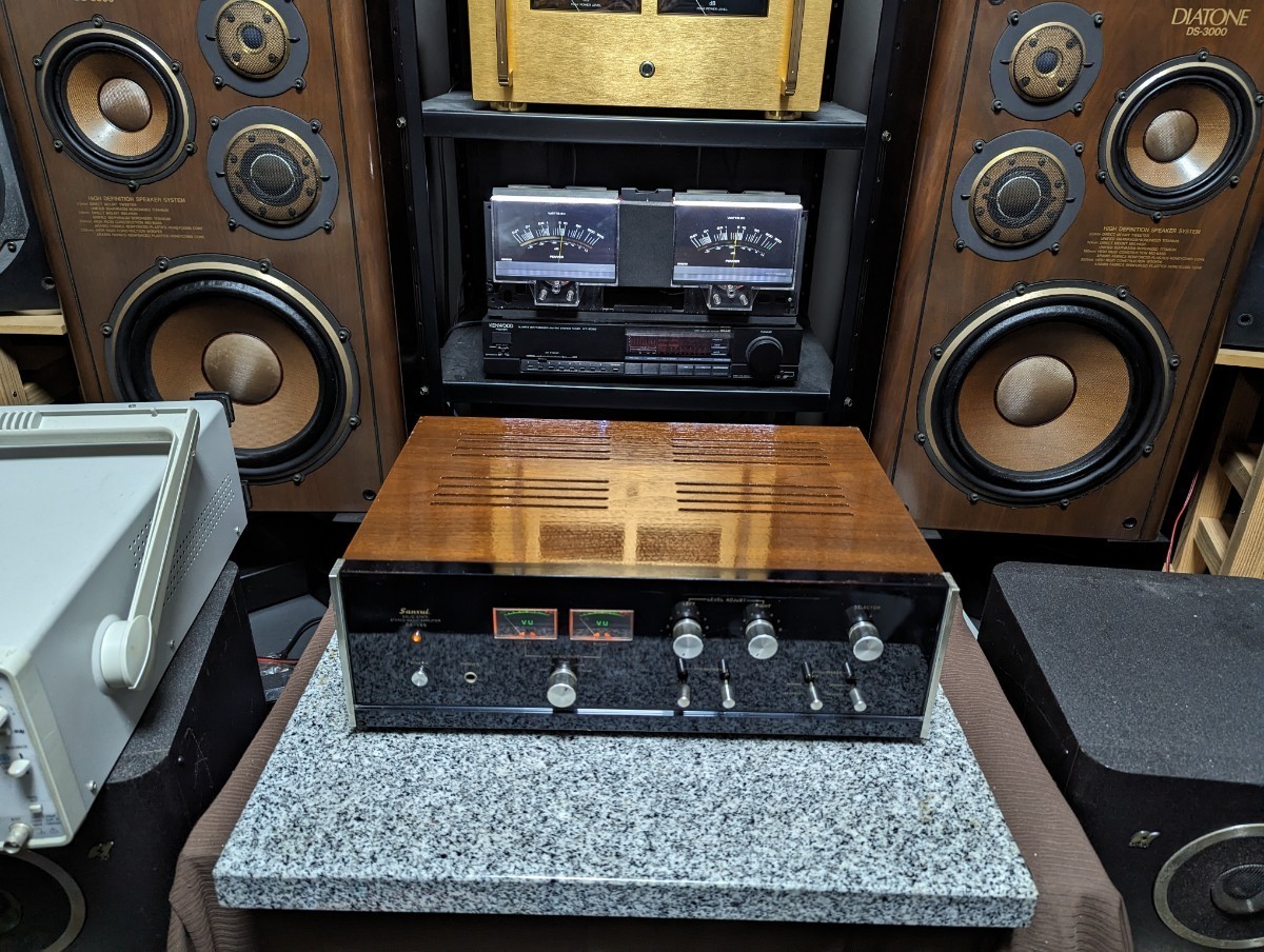 SANSUI ba-150 パワーアンプ 名機！メンテ済み！サンスイ-