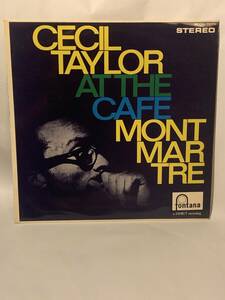 国内　ペラジャケ　深溝　Cecil Taylor At The Cafe Montmartre 、　Fontana SFON-7070