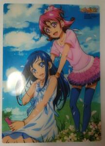  非売品 付録 アニメージュ 限定 ドキドキ! プリキュア 下敷き B5 Pretty Cure DOKIDOKI! PRECURE plastic board sheet CARD poster