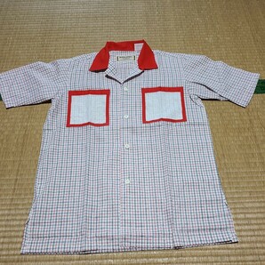ken mic 半袖シャツ サイズM 日本製 昭和 レトロ 70s 80sの画像1