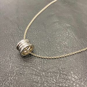 [BVLGARI] BVLGARY B-zero1 Be Zero One necklace pendant K18WG 750 white gold 