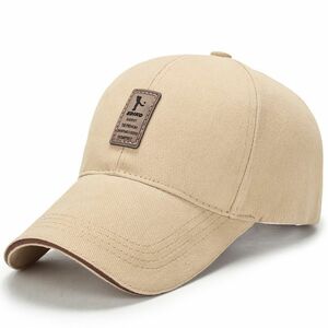 キャップ メンズ 帽子UVカット99％・UPF50+紫外線対策日焼け防止 小顔効果 カジュアル -ベージュ