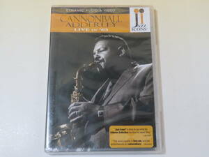 【未開封】輸入盤　CANNONBALL ADDERLEY(キャノンボール・アダレイ) LIVE IN '63 【DVD】B1 T2342